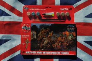 Airfix A55211  MULTIPOSE WWII BRITISH ARMY INFANTRY FIGURES